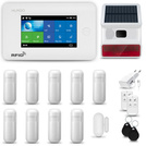 HUXGO® HXA006 - Wireless security system WiFi + GSM 4G with 9x Motion Detector & 1x Door / window sensor with Wireless Siren | Home Alarm System SET with App TUYA