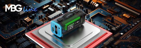 MBG Line® 811 Power – Avviatore multifunzione con compressore, pompa ad aria, torcia e powerbank PD30W