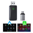 HUXGO® Adattatore wireless 2-in-1 CarPlay e Android Auto compatibile con dispositivi Apple e Android