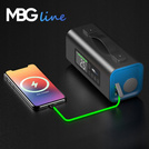 MBG Line® 811 Power – Multifunktionaler Jump Starter mit Kompressor, Luftpumpe, LED-Lampe und Powerbank PD30W