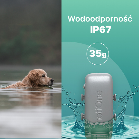Tracker notiOne GPS PET PLUS – for Dogs and Cats
