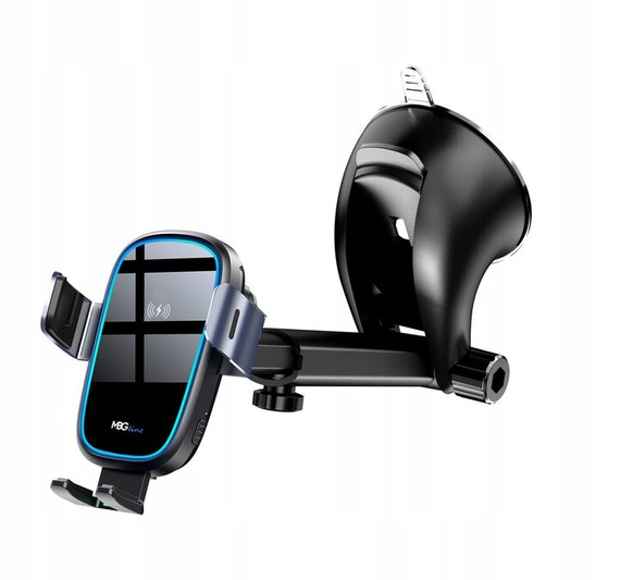 MBG line® X14 MAX - Handyhalterung fürs Auto mit kabellosem Ladegerät für Telefone von 4,7 bis 6,9 Zoll