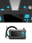MBG line® P30 8mm - Inspection camera with 1080p Full HD Lens - with 10 m cable