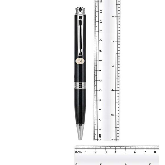MBG line® Spy Pen Q60 - Voice recorder 8GB - Eavesdropping device192kbps with sound detection