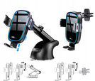MBG line® X14 MAX - Handyhalterung fürs Auto mit kabellosem Ladegerät für Telefone von 4,7 bis 6,9 Zoll