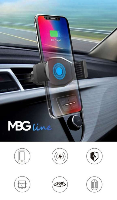 MBG line® X7+G73 - Cargador de coche para teléfonos de 55 a 88 mm de ancho