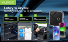 HUXGO® Wireless Adapter 2-in-1 CarPlay and Android Car compatible with Apple and Android Devices