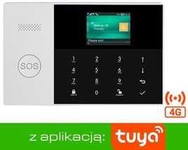HUXGO® HXA005 4G LTE - Control Panel of the Alarm System with WiFi and GSM | Control via Tuya Smart