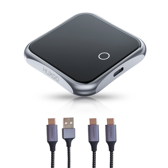 HUXGO® Wireless Adapter 2-in-1 CarPlay and Android Car compatible with Apple and Android Devices