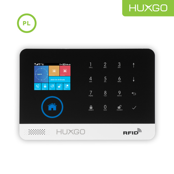 HUXGO® HXA003 4G LTE - Control panel of the Alarm System with WiFi and GSM | Control via Tuya Smart