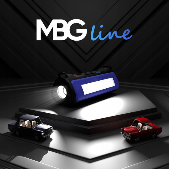 MBG Line® 840CH PRO – Avviatore multifunzione con compressore, powerbank e doppia torcia LED – 1000A / 10400mAh / 150 PSI
