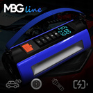 MBG Line® 840CH PRO – Multifunktions-Starthilfe mit Kompressor, Powerbank und 2x LED-Lampe – 1000A / 10400mAh / 150 PSI
