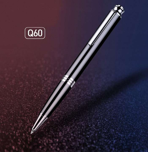 MBG line® Spy Pen Q60 - Voice recorder 8GB - Eavesdropping device192kbps with sound detection