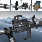 MBG line® BM PRO MH29A - Aluminum universal phone holder for bike, scooter, motorcycle with 360 Rotates