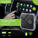 HUXGO® Wireless Adapter 2-in-1 CarPlay and Android Car compatible with Apple and Android Devices