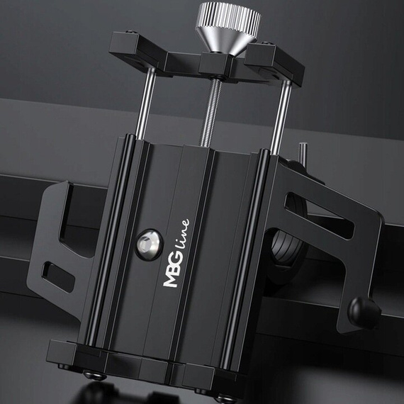 MBG line® BM PRO MH29A - Aluminum universal phone holder for bike, scooter, motorcycle with 360 Rotates
