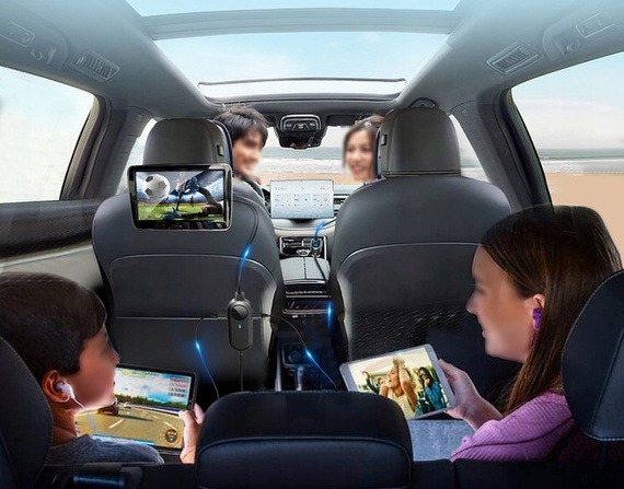 MBG Line® C79ADC MAX – Multi-Port Car Charger with Voltmeter and Fast Charging QC3.0 + PD30W