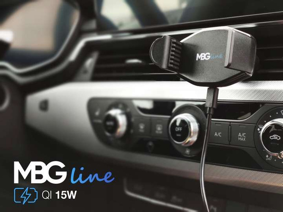 MBG line® X7+G73 - Chargeur de voiture pour téléphones de 55 à 88 mm de largeur