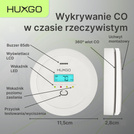 HUXGO® HXAC01 - Carbon Monoxide Sensor - CO Detector