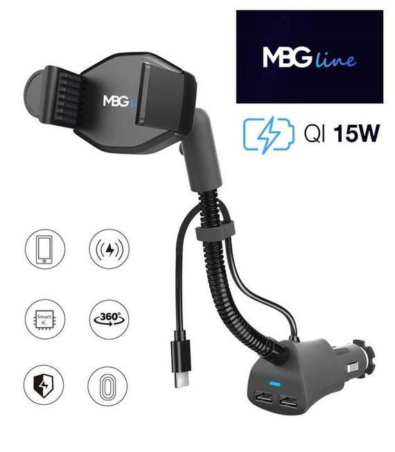 Ładowarka samochodowa USB typ C MBG Line X7+HC09