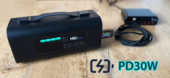 MBG Line® 811 Power – Avviatore multifunzione con compressore, pompa ad aria, torcia e powerbank PD30W