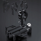 MBG line® BM PRO MH29A - Soporte universal de aluminio para teléfono para bicicleta, scooter, motocicleta con rotación de 360°