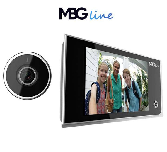 MBG line® SF520A - Spioncino elettronico con display LCD da 3,5 pollici - Grandangolo 120°