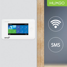HUXGO® HXA006 - Funk Alarmanlage System WiFi + GSM 4G mit 9x Bewegungsmelder PIR & 1x Fenster und Türsensor sensor | Kabellose Alarmanlage SET mit TUYA App