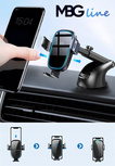 MBG line® X14 MAX - Handyhalterung fürs Auto mit kabellosem Ladegerät für Telefone von 4,7 bis 6,9 Zoll