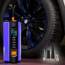 MBG Line® 840CH PRO – Arrancador multifunción con compresor, powerbank y doble linterna LED – 1000A / 10400mAh / 150 PSI