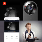 MBG line® SF W3 Bianco - Videocitofono con sensore PIR - Compatibile con l'app TUYA