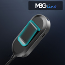 MBG Line® C79ADC MAX – Caricatore auto multiporta con voltmetro e ricarica rapida QC3.0 + PD30W