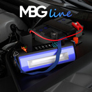 MBG Line® 840CH PRO – Arrancador multifunción con compresor, powerbank y doble linterna LED – 1000A / 10400mAh / 150 PSI