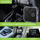 HUXGO® Wireless Adapter 2-in-1 CarPlay and Android Car compatible with Apple and Android Devices