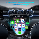 HUXGO® Adaptador inalámbrico 3-en-1 CarPlay y Android Auto compatible con dispositivos Apple y Android