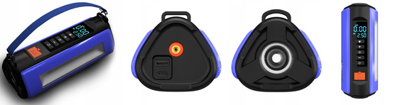 MBG Line® 840CH PRO – Avviatore multifunzione con compressore, powerbank e doppia torcia LED – 1000A / 10400mAh / 150 PSI