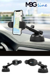 MBG line® HC33 - Support de voiture avec chargeur sans fil pour téléphones de 55 à 88 mm de largeur