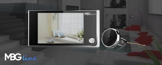 MBG line® SF520A - Spioncino elettronico con display LCD da 3,5 pollici - Grandangolo 120°