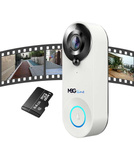 MBG line® SF W3 Bianco - Videocitofono con sensore PIR - Compatibile con l'app TUYA