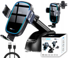 MBG line® X14 MAX - Handyhalterung fürs Auto mit kabellosem Ladegerät für Telefone von 4,7 bis 6,9 Zoll