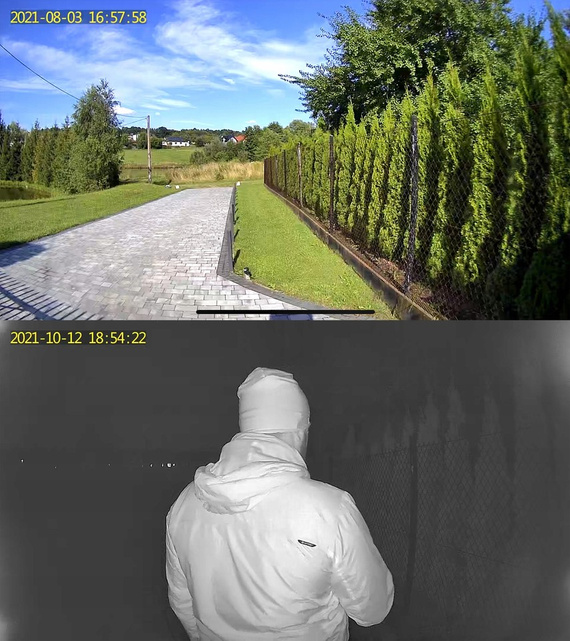 MBG line® SF W3 Nero - Videocitofono con sensore PIR - Compatibile con l'app TUYA