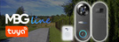 MBG line® SF W3 Noir - Interphone vidéo avec capteur PIR - Compatible avec l'application TUYA