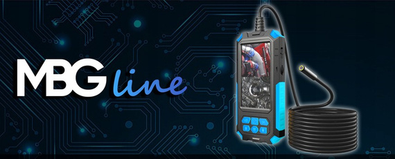 MBG line® P50 - Caméra d'inspection avec double objectif 1080p Full HD - Câble de 5 m HD