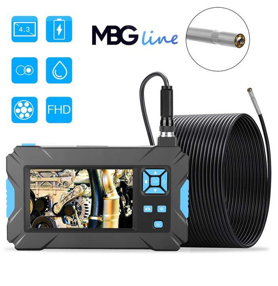 MBG line® P30 3.9mm - Inspection camera with 1080p Full HD Lens - with 10 m cable