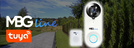 MBG line® SF W3 Bianco - Videocitofono con sensore PIR - Compatibile con l'app TUYA
