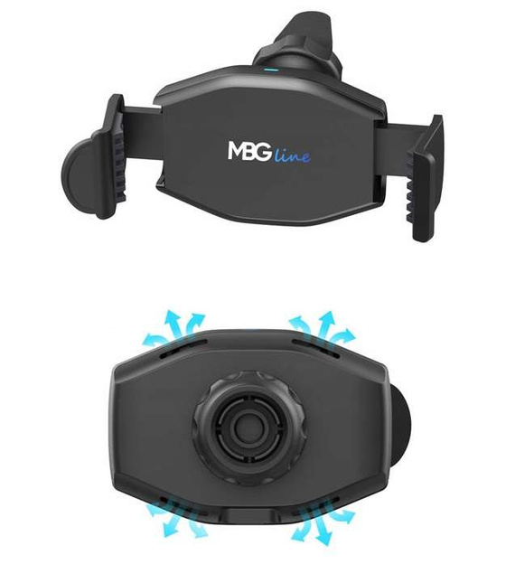 MBG line® X7+G73 - Caricatore per auto per telefoni larghi da 55 a 88 mm